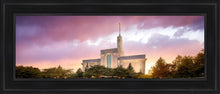 Load image into Gallery viewer, Mt. Timpanogos Evening Glow Open Edition Canvas / 12 X 36 Black Frame Art