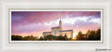Load image into Gallery viewer, Mt. Timpanogos Evening Glow Open Edition Canvas / 6 X 18 White Frame Art