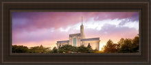Load image into Gallery viewer, Mt. Timpanogos Evening Glow Open Edition Canvas / 8 X 24 Brown Frame Art