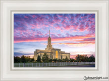 Load image into Gallery viewer, Mt Timpanogos Spacious Skies Open Edition Canvas / 12 X 18 White Frame Art