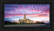 Load image into Gallery viewer, Mt Timpanogos Spacious Skies Open Edition Canvas / 15 X 30 Black Frame Art