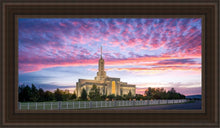 Load image into Gallery viewer, Mt Timpanogos Spacious Skies Open Edition Canvas / 15 X 30 Brown Frame Art