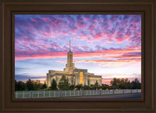 Load image into Gallery viewer, Mt Timpanogos Spacious Skies Open Edition Canvas / 20 X 30 Brown Frame Art