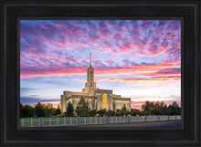 Load image into Gallery viewer, Mt Timpanogos Spacious Skies Open Edition Canvas / 24 X 36 Black Frame Art
