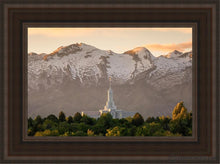 Load image into Gallery viewer, Mt. Timpanogos Youre Not Alone Open Edition Canvas / 12 X 18 Brown Frame Art