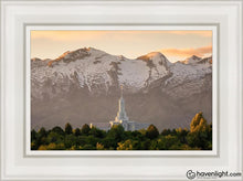 Load image into Gallery viewer, Mt. Timpanogos Youre Not Alone Open Edition Canvas / 12 X 18 White Frame Art