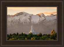 Load image into Gallery viewer, Mt. Timpanogos Youre Not Alone Open Edition Canvas / 14 X 21 Brown Frame Art
