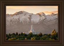 Load image into Gallery viewer, Mt. Timpanogos Youre Not Alone Open Edition Canvas / 20 X 30 Brown Frame Art