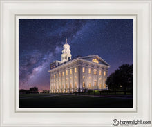 Load image into Gallery viewer, Nauvoo Celestial Open Edition Canvas / 11 X 14 White Frame Art