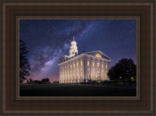 Load image into Gallery viewer, Nauvoo Celestial Open Edition Canvas / 12 X 18 Brown Frame Art