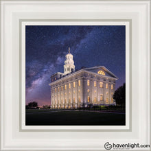 Load image into Gallery viewer, Nauvoo Celestial Open Edition Canvas / 12 X White Frame Art