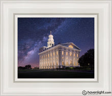 Load image into Gallery viewer, Nauvoo Celestial Open Edition Canvas / 8 X 10 White Frame Art
