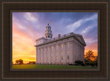 Load image into Gallery viewer, Nauvoo City Beautiful Open Edition Canvas / 14 X 21 Brown Frame Art