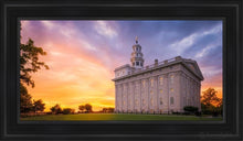 Load image into Gallery viewer, Nauvoo City Beautiful Open Edition Canvas / 15 X 30 Black Frame Art
