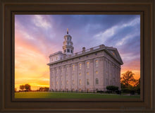 Load image into Gallery viewer, Nauvoo City Beautiful Open Edition Canvas / 20 X 30 Brown Frame Art