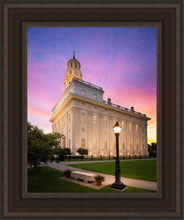 Load image into Gallery viewer, Nauvoo Pathway Open Edition Canvas / 11 X 14 Brown Frame Art
