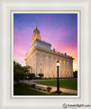 Load image into Gallery viewer, Nauvoo Pathway Open Edition Canvas / 11 X 14 White Frame Art
