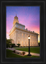 Load image into Gallery viewer, Nauvoo Pathway Open Edition Canvas / 24 X 36 Black Frame Art