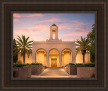 Load image into Gallery viewer, Newport Beach - Be Still My Soul Open Edition Canvas / 11 X 14 Brown Frame Art