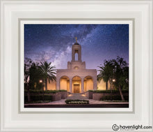 Load image into Gallery viewer, Newport Beach Celestial Open Edition Canvas / 8 X 10 White Frame Art
