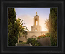 Load image into Gallery viewer, Newport Beach Teach Me To Walk In The Light Open Edition Canvas / 11 X 14 Black Frame Art