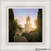 Load image into Gallery viewer, Newport Beach Teach Me To Walk In The Light Open Edition Canvas / 12 X White Frame Art