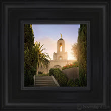 Load image into Gallery viewer, Newport Beach Teach Me To Walk In The Light Open Edition Canvas / 6 X Black Frame Art