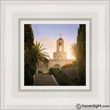 Load image into Gallery viewer, Newport Beach Teach Me To Walk In The Light Open Edition Canvas / 6 X White Frame Art