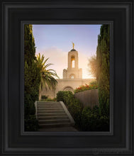 Load image into Gallery viewer, Newport Beach Teach Me To Walk In The Light Open Edition Canvas / 8 X 10 Black Frame Art