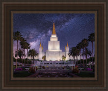 Load image into Gallery viewer, Oakland Celestial Open Edition Canvas / 11 X 14 Brown Frame Art