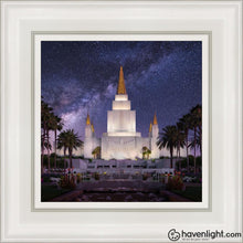 Load image into Gallery viewer, Oakland Celestial Open Edition Canvas / 12 X White Frame Art