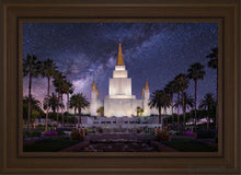 Load image into Gallery viewer, Oakland Celestial Open Edition Canvas / 20 X 30 Brown Frame Art