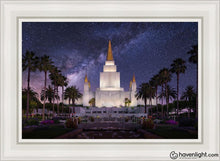 Load image into Gallery viewer, Oakland Celestial Open Edition Canvas / 24 X 36 White Frame Art