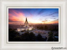Load image into Gallery viewer, Oakland From On High Open Edition Canvas / 12 X 18 White Frame Art
