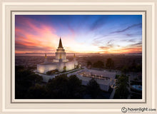 Load image into Gallery viewer, Oakland From On High Open Edition Canvas / 20 X 30 White Frame Art