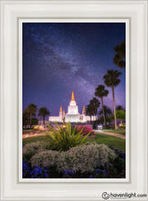 Load image into Gallery viewer, Oakland Starry Eyed Open Edition Canvas / 14 X 21 White Frame Art
