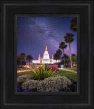 Load image into Gallery viewer, Oakland Starry Eyed Open Edition Canvas / 8 X 10 Black Frame Art