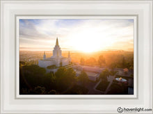 Load image into Gallery viewer, Oakland Sunburst Open Edition Canvas / 12 X 18 White Frame Art