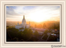 Load image into Gallery viewer, Oakland Sunburst Open Edition Canvas / 20 X 30 White Frame Art