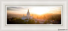 Load image into Gallery viewer, Oakland Sunburst Open Edition Canvas / 6 X 18 White Frame Art