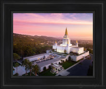 Load image into Gallery viewer, Oakland Sunset From On High Open Edition Canvas / 11 X 14 Black Frame Art