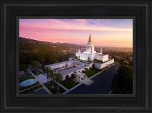 Load image into Gallery viewer, Oakland Sunset From On High Open Edition Canvas / 12 X 18 Black Frame Art