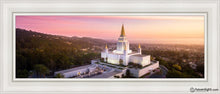 Load image into Gallery viewer, Oakland Sunset From On High Open Edition Canvas / 12 X 36 White Frame Art