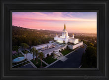 Load image into Gallery viewer, Oakland Sunset From On High Open Edition Canvas / 14 X 21 Black Frame Art
