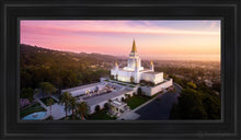 Load image into Gallery viewer, Oakland Sunset From On High Open Edition Canvas / 15 X 30 Black Frame Art