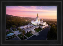 Load image into Gallery viewer, Oakland Sunset From On High Open Edition Canvas / 24 X 36 Black Frame Art