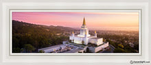 Load image into Gallery viewer, Oakland Sunset From On High Open Edition Canvas / 8 X 24 White Frame Art