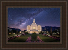 Load image into Gallery viewer, Ogden Celestial Open Edition Canvas / 14 X 21 Brown Frame Art