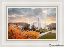 Load image into Gallery viewer, Ogden Fall Open Edition Canvas / 12 X 18 White Frame Art