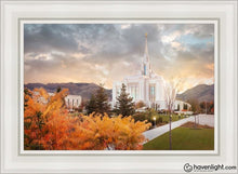 Load image into Gallery viewer, Ogden Fall Open Edition Canvas / 24 X 36 White Frame Art